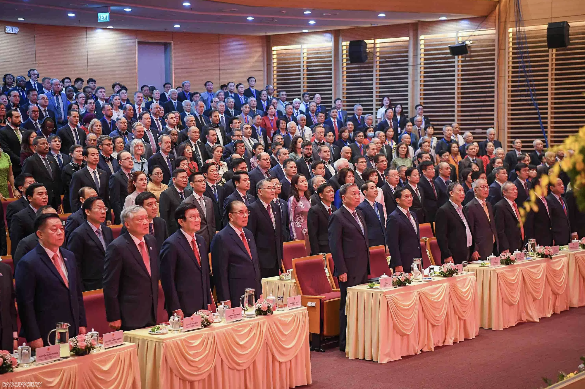 Tổng Bí thư Tô Lâm dự Lễ kỷ niệm 80 năm Ngoại giao Việt Nam- Ảnh 5. Tổng Bí thư Tô Lâm dự Lễ kỷ niệm 80 năm Ngoại giao Việt Nam - Ảnh 6.