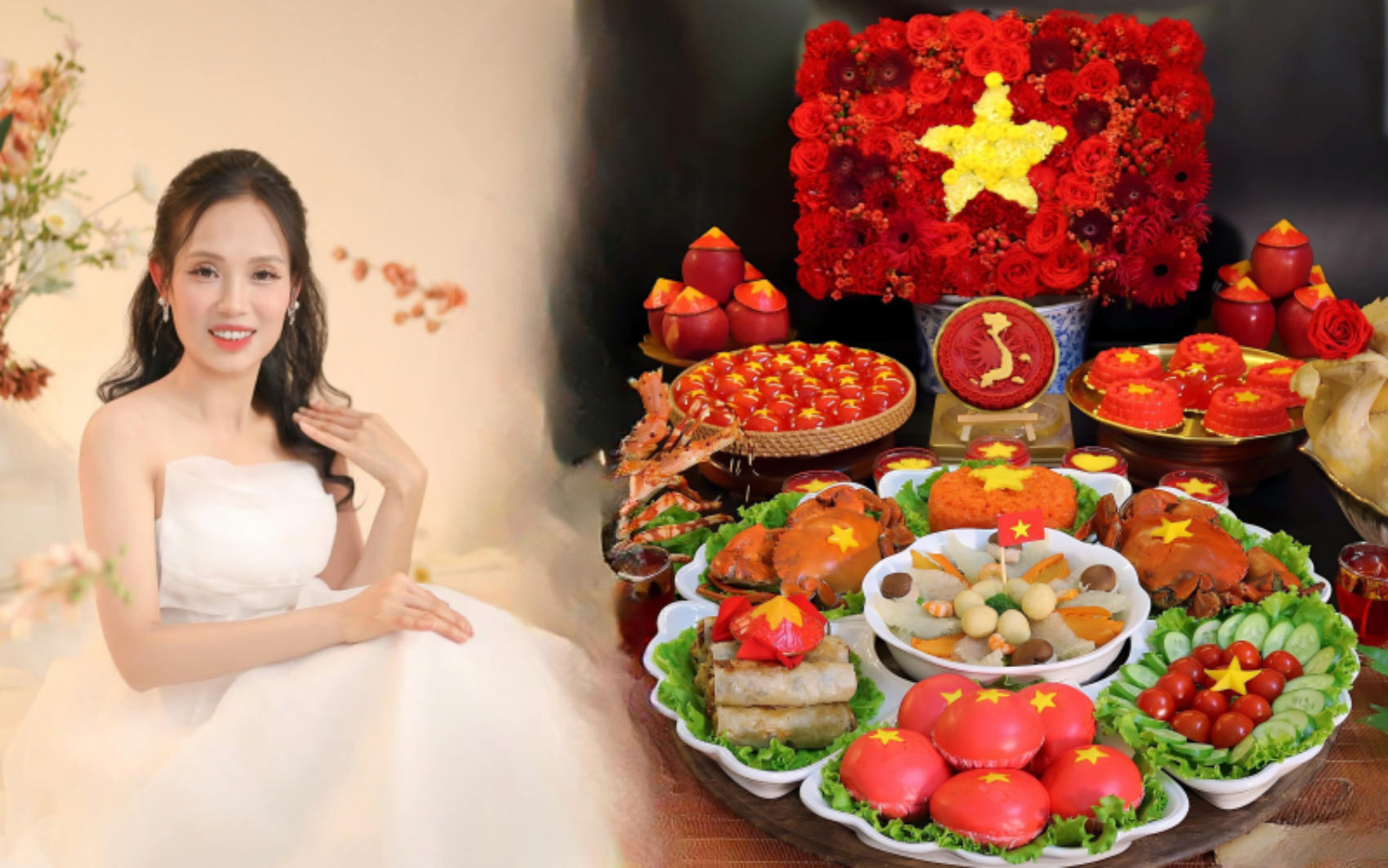 Mẹ đảm H&agrave; Nội mang niềm tự h&agrave;o d&acirc;n tộc v&agrave;o m&acirc;m lễ "Y&ecirc;u Nước" trong m&ugrave;a Vu Lan đặc biệt- Ảnh 1.