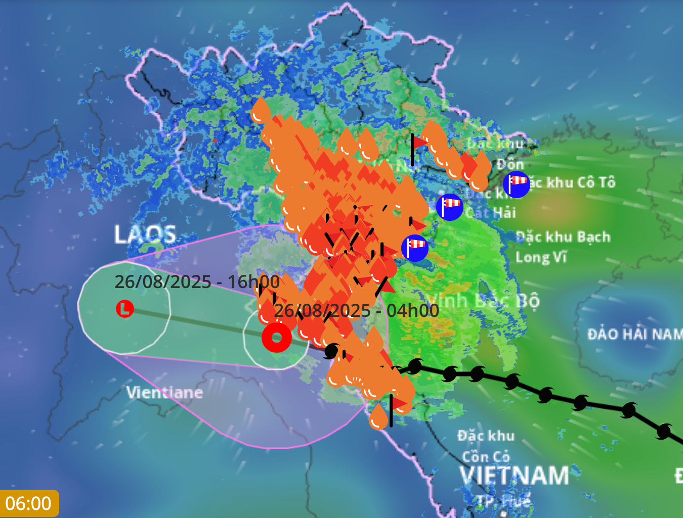 Bão Kajiki quần thảo trên đất liền 12 tiếng , hiếm gặp trong 20 năm qua - Ảnh 1.