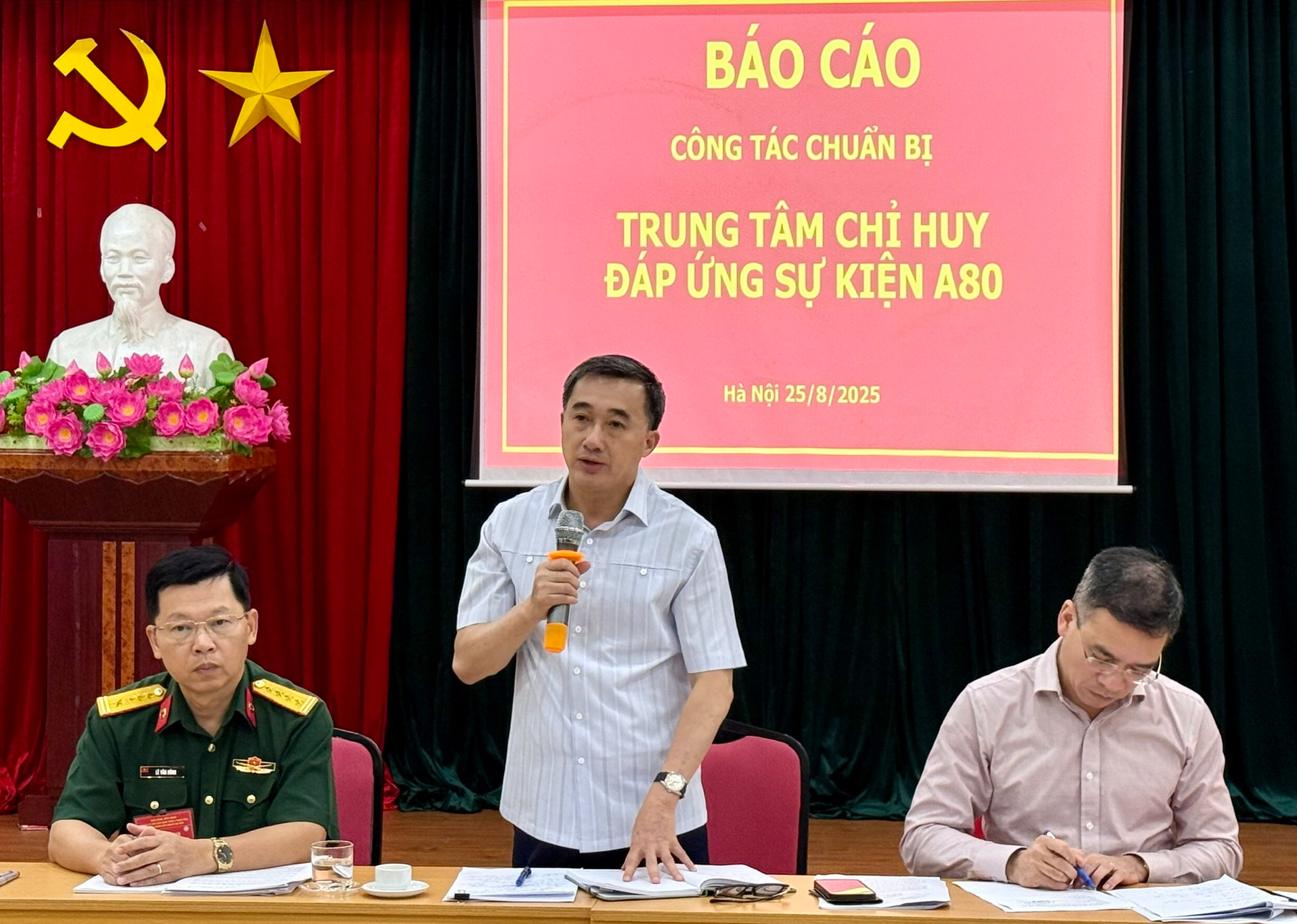 Cận cảnh khu vực y tế phục vụ sự kiện A80 tại Quảng trường Ba Đình - Ảnh 7.
