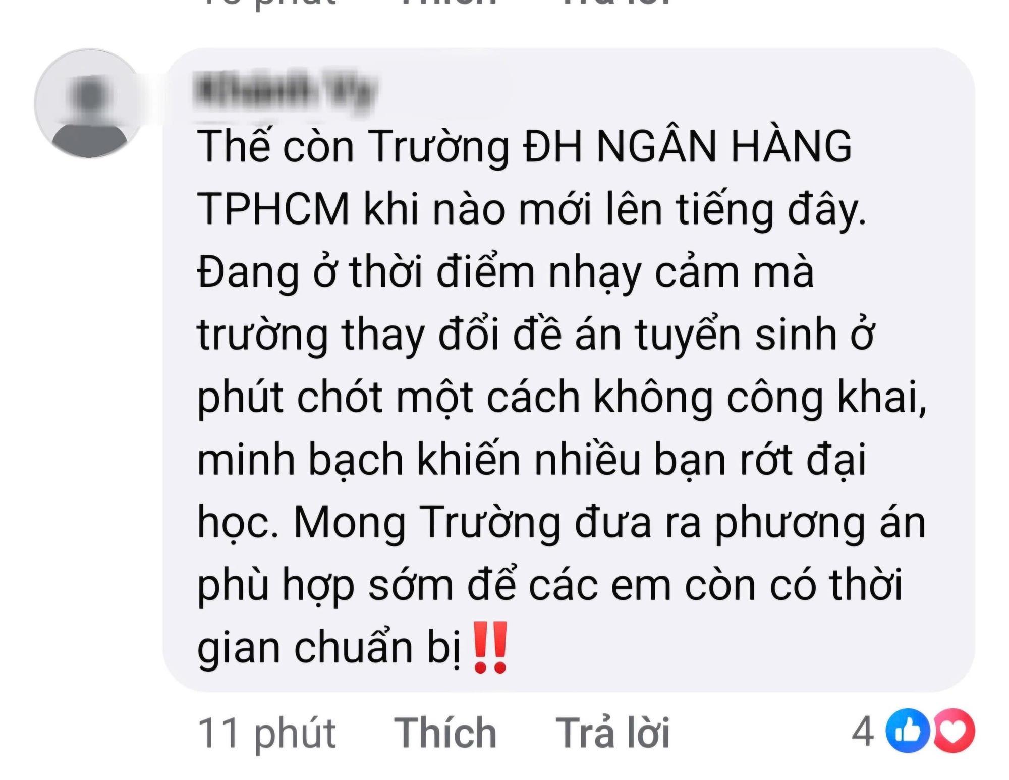 Thay đổi điều kiện xét tuyển phút chót, Trường ĐH Ngân hàng TP HCM nói gì?- Ảnh 2.