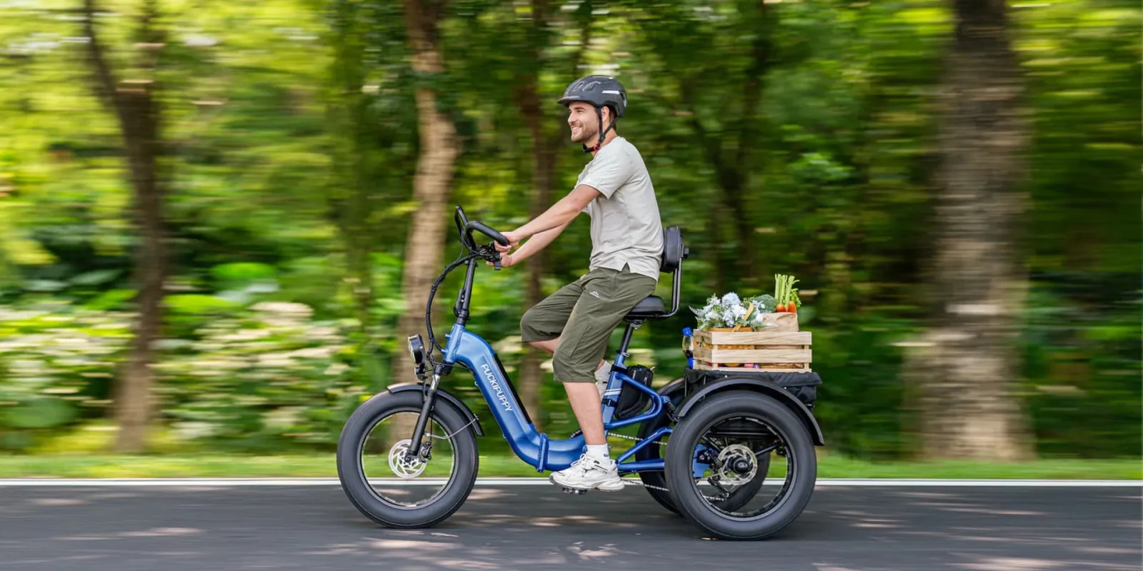 Xe m&aacute;y điện 3 b&aacute;nh k&egrave;m th&ugrave;ng chứa đồ, tải trọng 226kg, c&oacute; giảm x&oacute;c, số l&ugrave;i, hội shipper chắc rất th&iacute;ch cho đến khi thấy gi&aacute;- Ảnh 3.