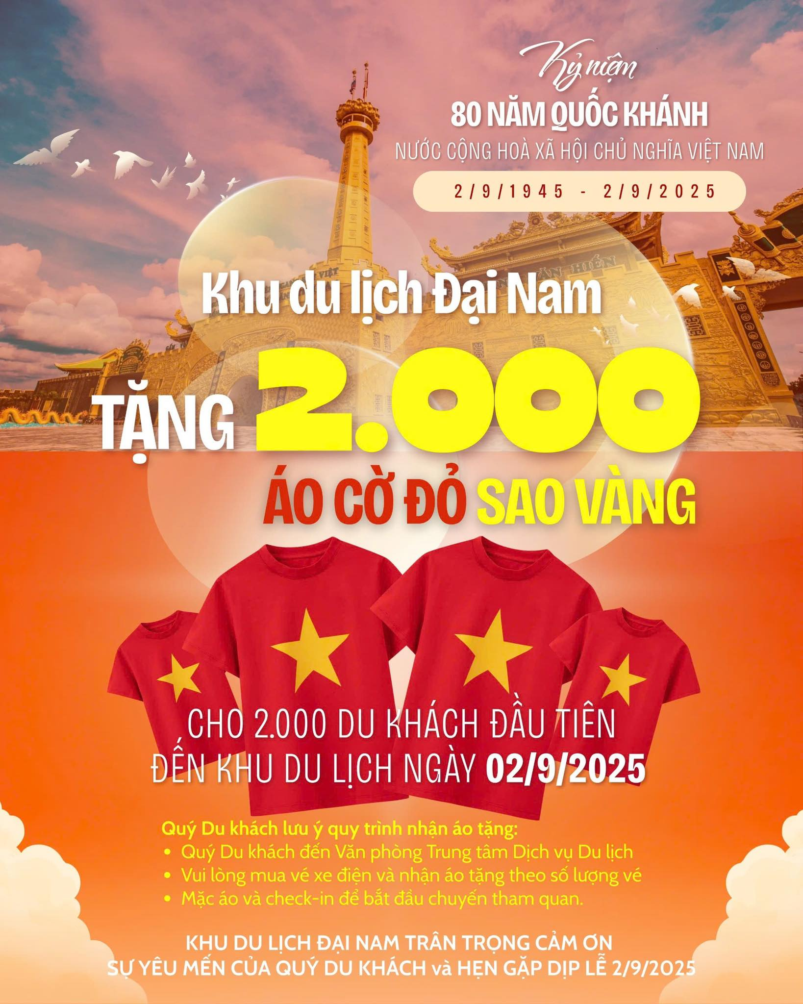 2.000 người sẽ được nhận tin vui từ KDL Đại Nam của vợ chồng bà Nguyễn Phương Hằng - Ảnh 2.
