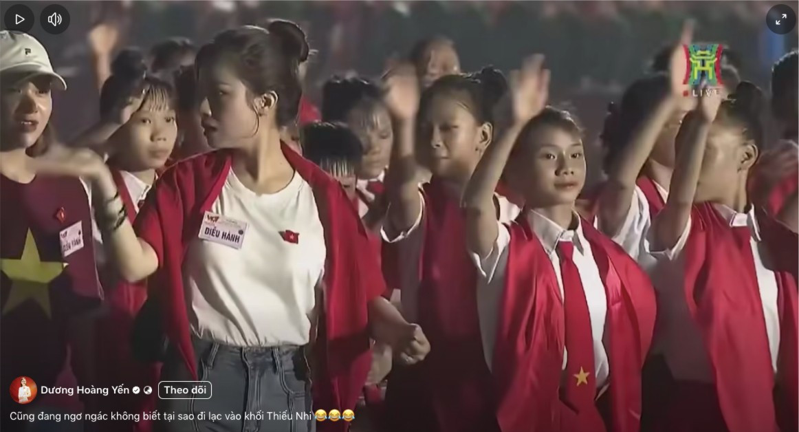 Dương Hoàng Yến đi lạc vào Khối Thiếu Nhi ở Sơ duyệt - Ảnh 2. Dương Hoàng Yến đi lạc vào Khối Thiếu Nhi ở Sơ duyệt - Ảnh 2.