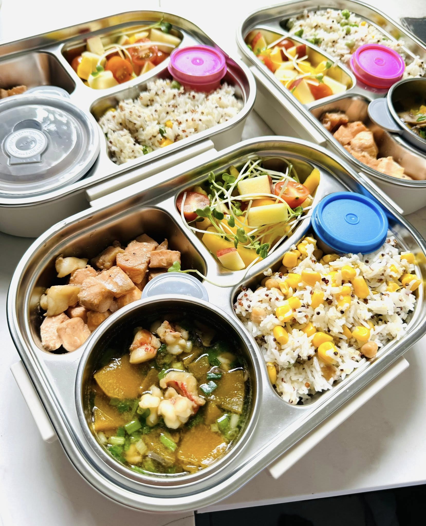 Hộp cơm mẹ nấu cho 3 con gây sốt mạng xã hội, hội chị em rần rần ‘Chị nhận nuôi thêm con không?’”- Ảnh 6. Hộp cơm mẹ nấu cho 3 con gây sốt mạng xã hội, hội chị em rần rần ‘Chị nhận nuôi thêm con không?’”- Ảnh 6.