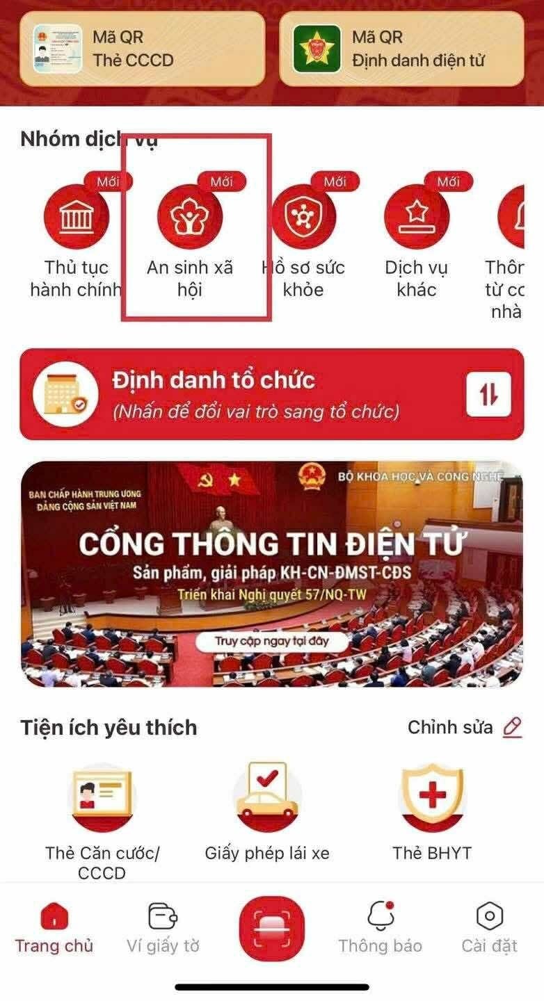 Nhận tiền an sinh xã hội dễ dàng: Hướng dẫn cách cập nhật tài khoản ngân hàng trên VNeID - Ảnh 2. Nhận tiền an sinh xã hội dễ dàng: Hướng dẫn cách cập nhật tài khoản ngân hàng trên VNeID - Ảnh 2.