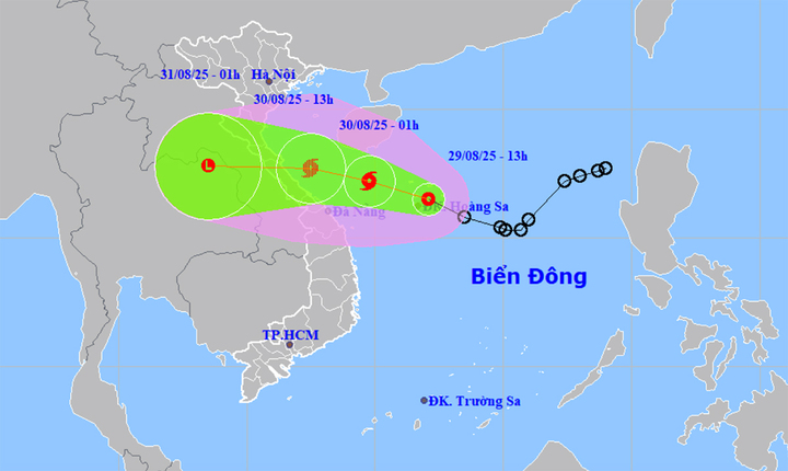 Áp thấp nhiệt đới có thể thành bão số 6 , cao điểm mưa lớn Bắc Trung Bộ - Ảnh 1. Áp thấp nhiệt đới có thể thành bão số 6 , cao điểm mưa lớn Bắc Trung Bộ - Ảnh 1.
