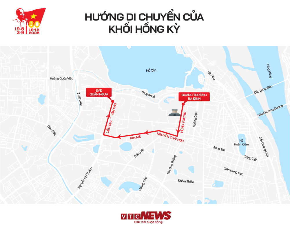 Hướng di chuyển các khối diễu binh A80 và vị trí xem đẹp nhất trong lễ hội - Ảnh 7.