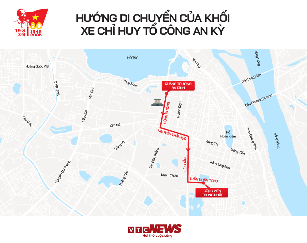 Hướng di chuyển các khối diễu binh A80 và vị trí xem đẹp nhất trong lễ hội - Ảnh 5.