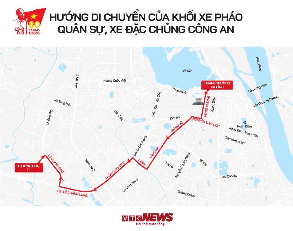 Hướng di chuyển các khối diễu binh A80 và vị trí xem đẹp nhất trong lễ hội - Ảnh 10.