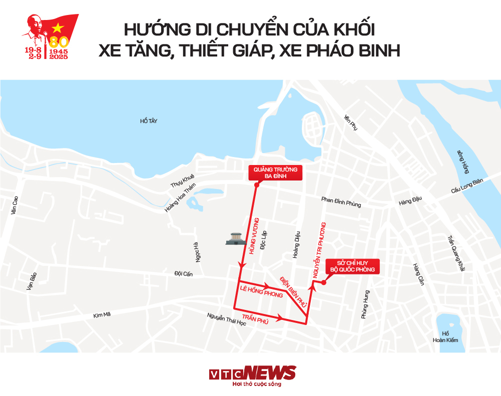 Hướng di chuyển các khối diễu binh A80 và vị trí xem đẹp nhất trong lễ hội - Ảnh 8.