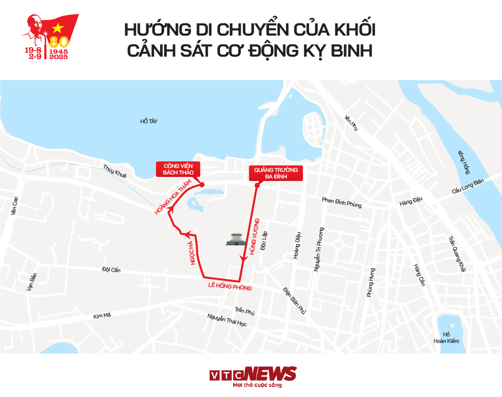Hướng di chuyển các khối diễu binh A80 và vị trí xem đẹp nhất trong lễ hội - Ảnh 6.
