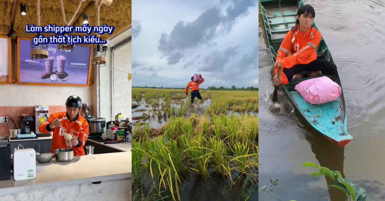 Tài xế ShopeeFood hóa “ông tơ”, mang món ngon Thất Tịch đến tận cửa - Ảnh 2. Tài xế ShopeeFood hóa “ông tơ”, mang món ngon Thất Tịch đến tận cửa - Ảnh 2.
