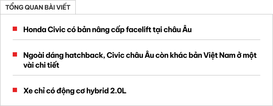 Khách Việt có thể thích bản Honda Civic mới này: Mâm mới, thêm tiện nghi hữu ích bên trong - Ảnh 1.