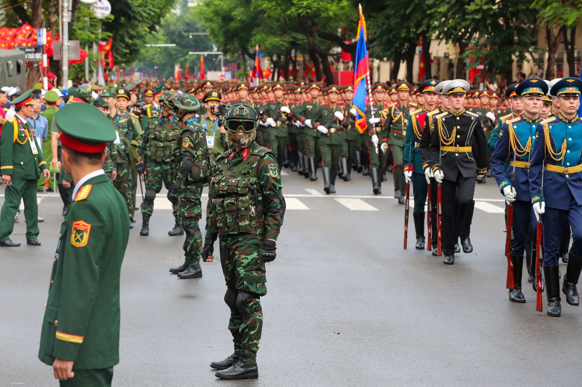 Tổng duyệt lễ diễu binh kỷ niệm 80 năm Quốc khánh tại Quảng trường Ba Đình - Ảnh 4.