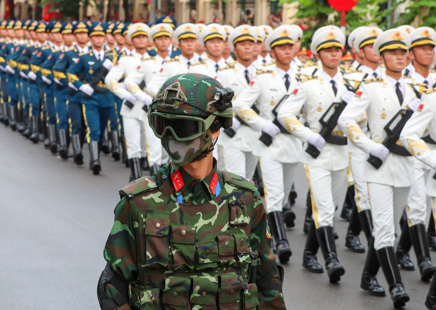 Tổng duyệt lễ diễu binh kỷ niệm 80 năm Quốc khánh tại Quảng trường Ba Đình - Ảnh 1.