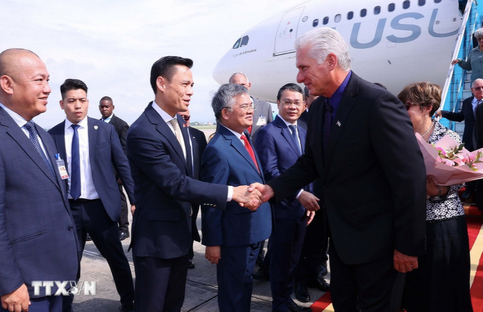 Bí thư thứ nhất Cuba Miguel Díaz - Canel thăm Việt Nam kỷ niệm 80 năm Quốc khánh - Ảnh 3. Bí thư thứ nhất Cuba Miguel Díaz - Canel thăm Việt Nam kỷ niệm 80 năm Quốc khánh - Ảnh 3.