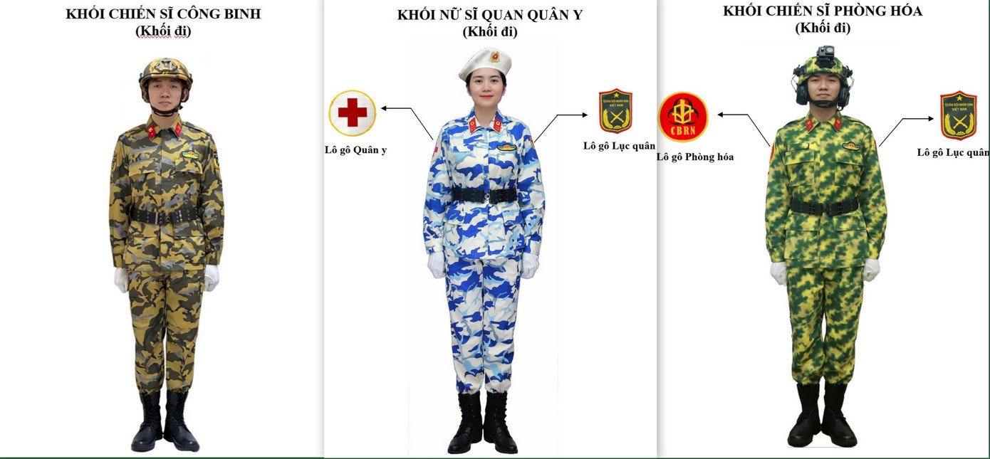 Trang phục diễu binh Quân đội mới mang tính đột phá trong lễ kỷ niệm 80 năm Cách mạng - Ảnh 1.
