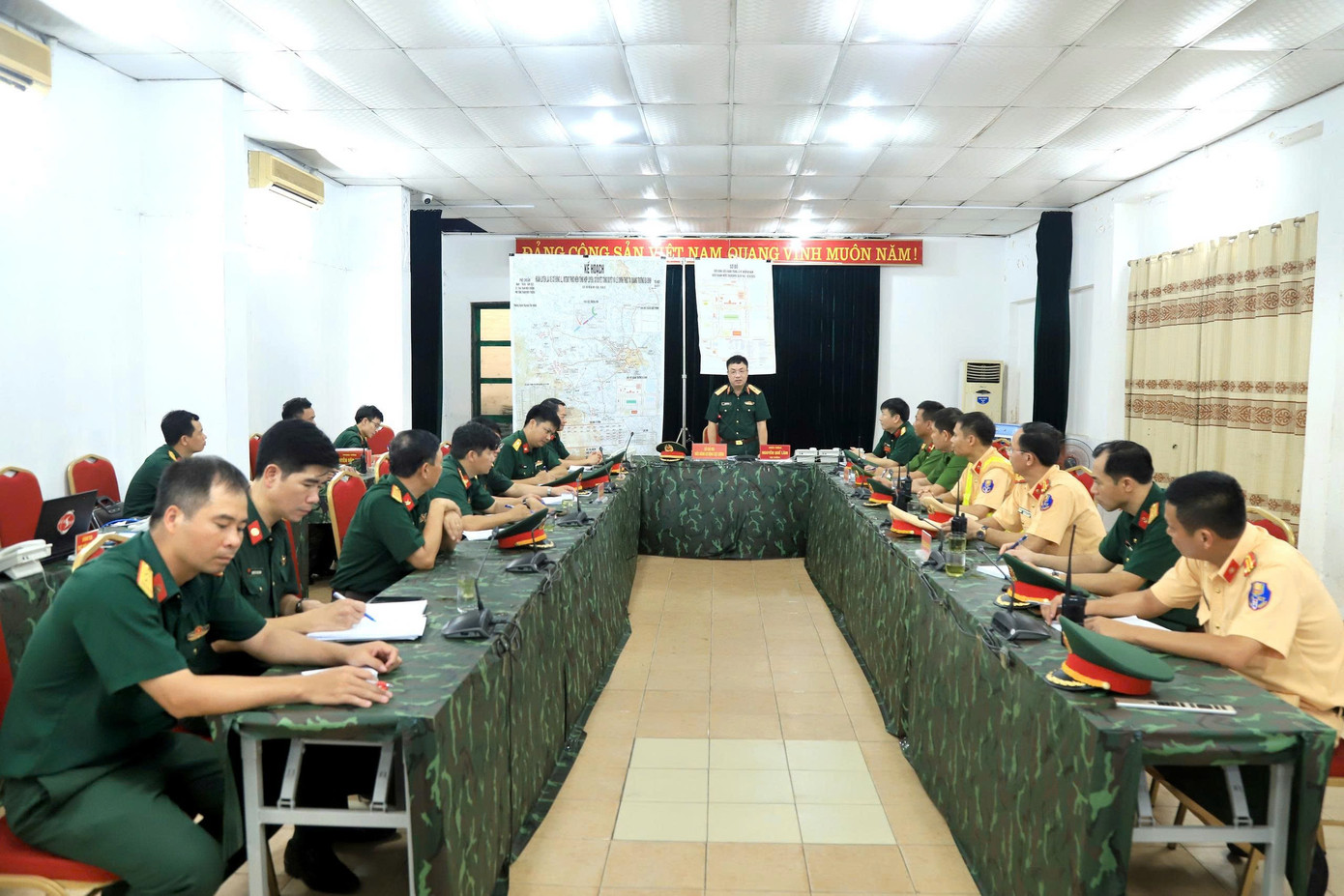 Thực hành cơ động lực lượng, xe pháo về Quảng trường Ba Đình - Ảnh 5.