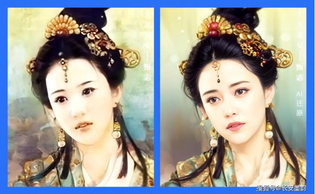 AI phục dựng chân dung 10 mỹ nhân Trung Hoa thời xưa: Cư dân mạng sửng sốt vì giống sao nữ nổi tiếng này - Ảnh 10.