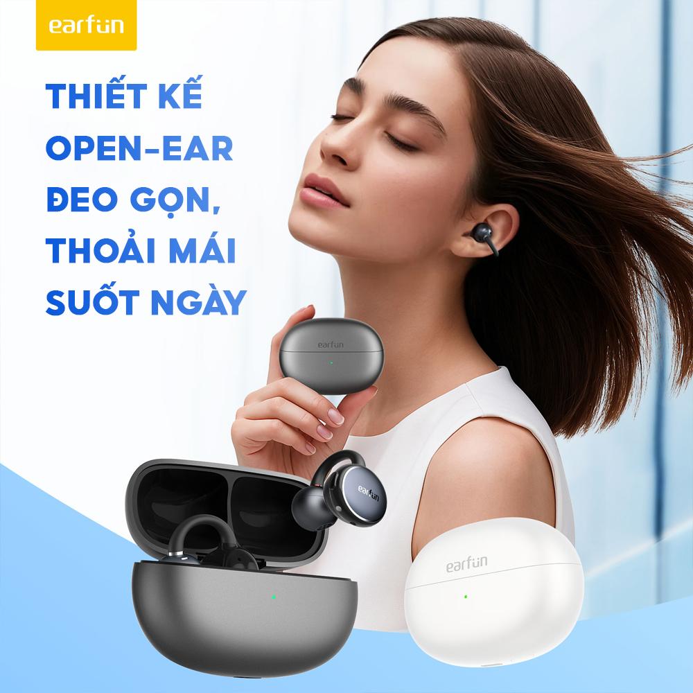 Bật Mood Chill Cùng Earfun Clip: Thiết Kế Mở, Không Nhét Vào Tai, Bluetooth 6.0 - Ảnh 1. Bật Mood Chill Cùng Earfun Clip: Thiết Kế Mở, Không Nhét Vào Tai, Bluetooth 6.0 - Ảnh 1.