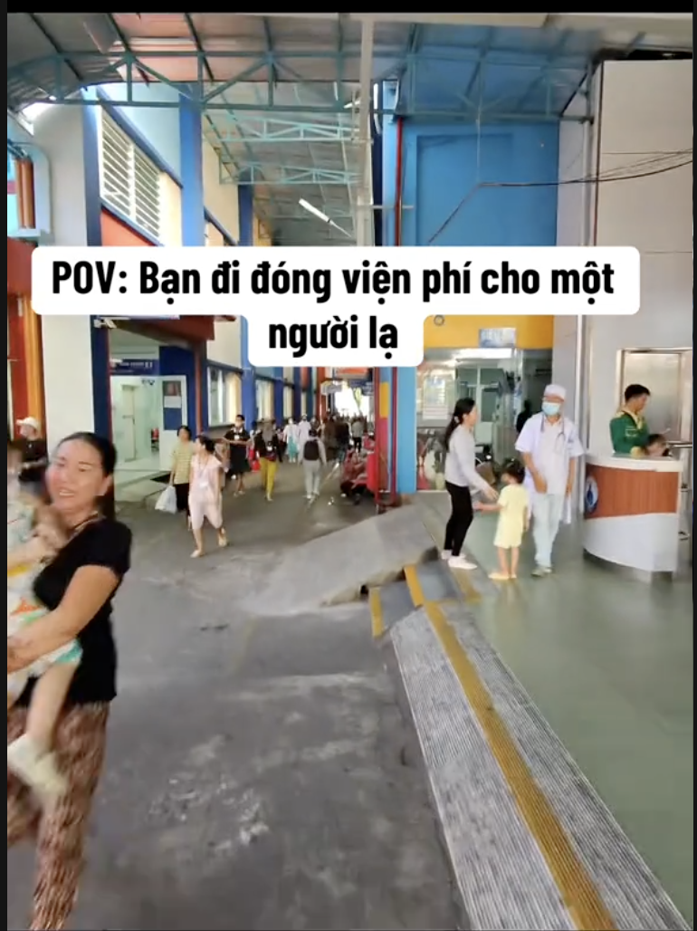Chiếc trend khiến d&acirc;n mạng rưng rưng, cần viral nhất l&uacute;c n&agrave;y: "Đ&oacute;ng viện ph&iacute; cho người lạ"- Ảnh 1.