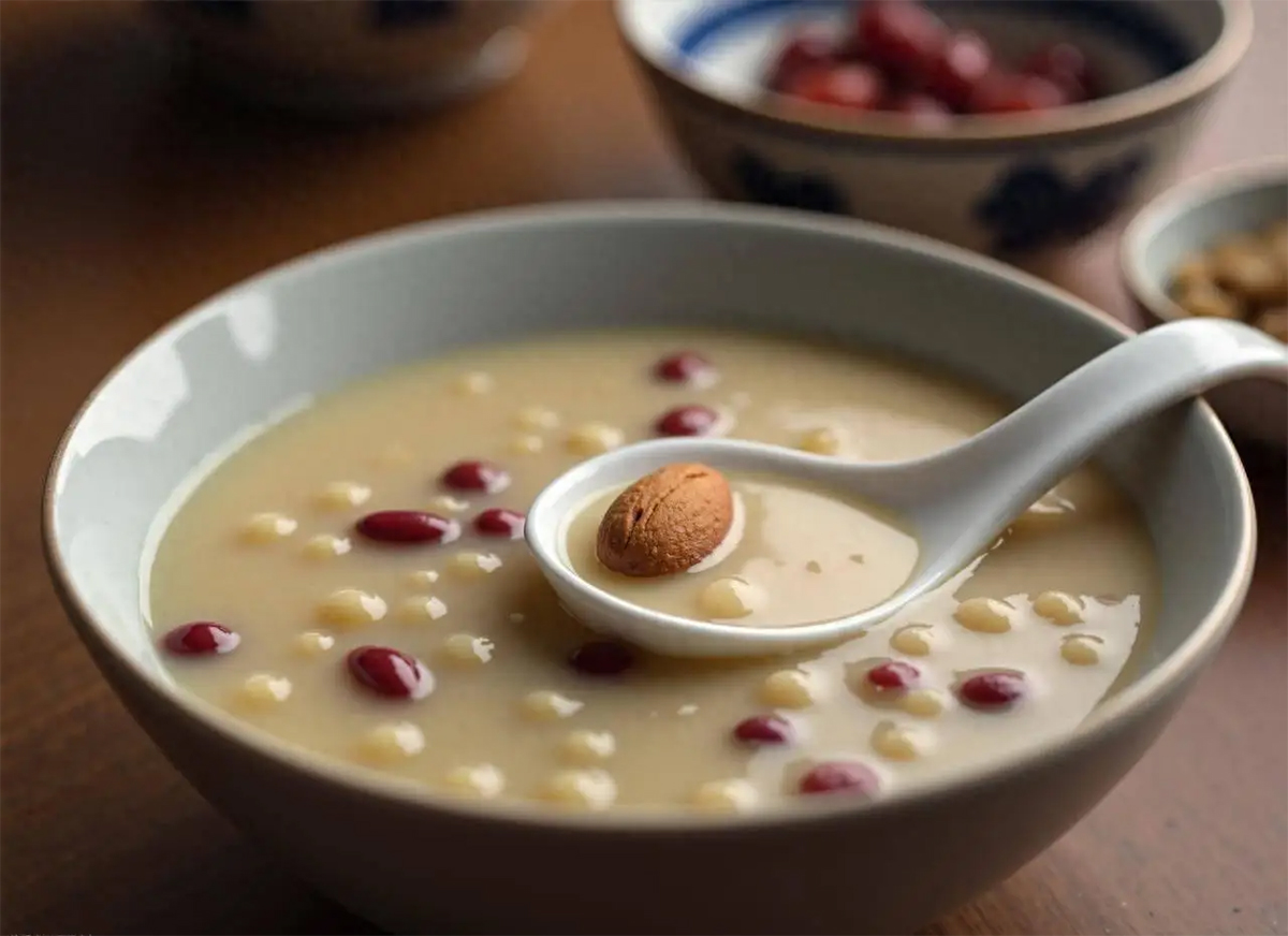 M&oacute;n "ch&aacute;o h&uacute;t ẩm" s&aacute;ng h&egrave; t&ocirc;i thường ăn kh&ocirc;ng ngờ giảm sưng ph&ugrave; tốt đến vậy, khu&ocirc;n mặt nhẹ nh&otilde;m như đi thẩm mỹ, nguy&ecirc;n liệu d&acirc;n d&atilde; chợ Việt c&oacute; đầy- Ảnh 1.