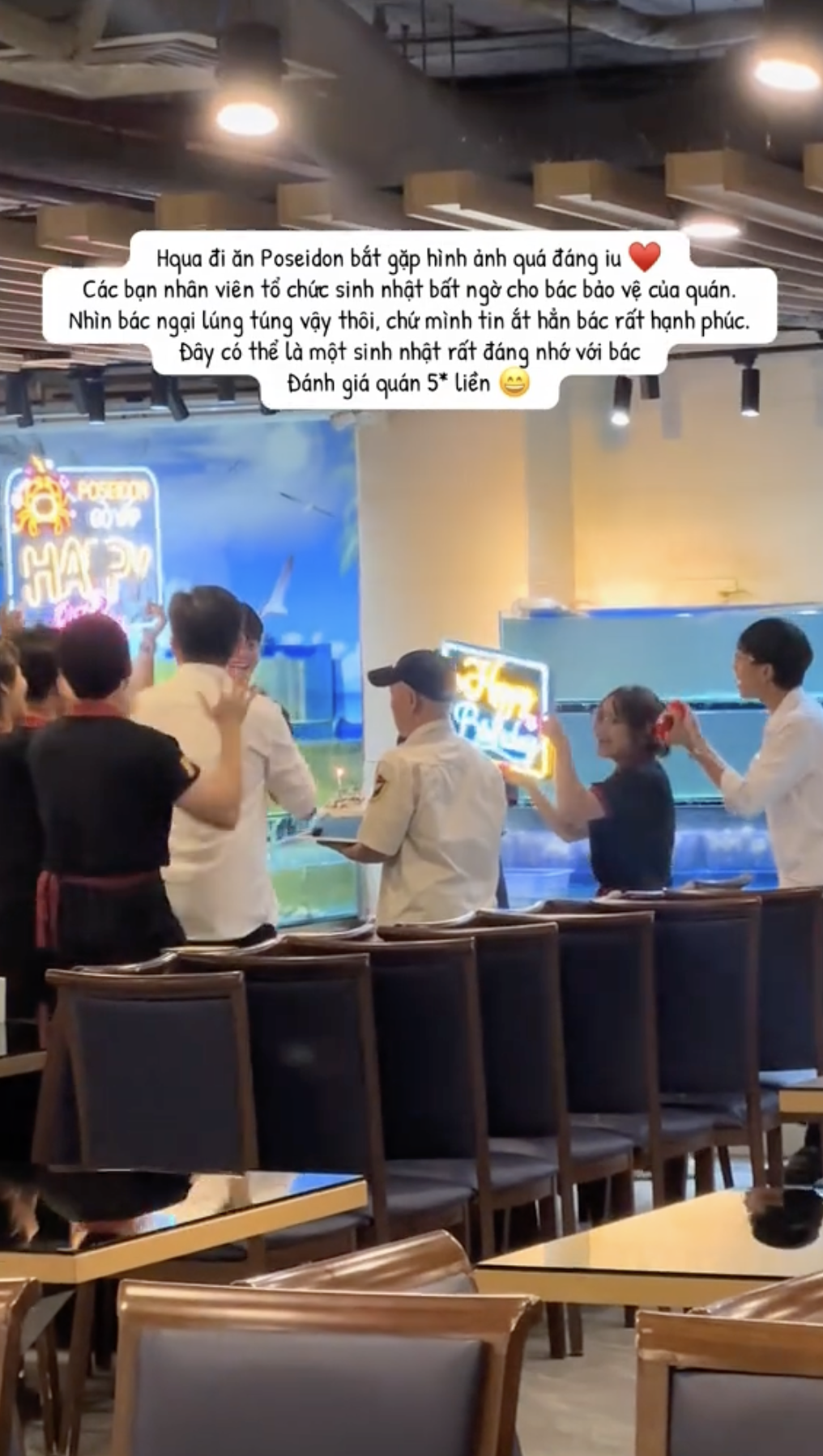 Trend ấm l&ograve;ng nhất hiện nay: Nh&acirc;n vi&ecirc;n h&agrave;ng qu&aacute;n đồng loạt "lừa" ch&uacute; bảo vệ để l&agrave;m h&agrave;nh động n&agrave;y - Ảnh 3.