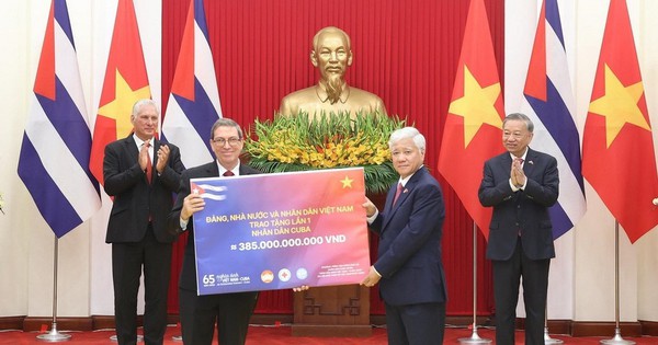 Việt Nam tặng Cuba “món quà” gần 400 tỷ đồng: Chủ tịch Cuba bày tỏ xúc động!