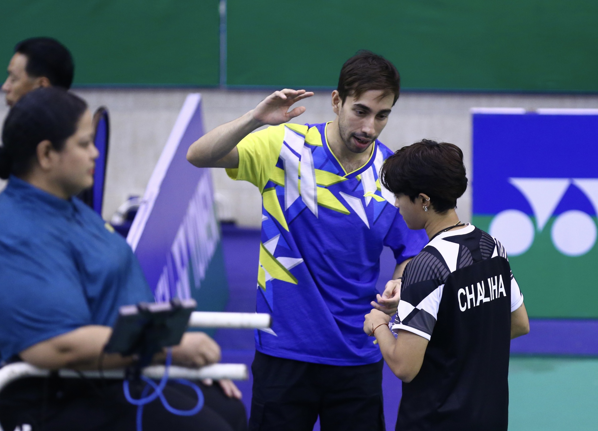 Tay vợt Ấn Độ khiến vợ chồng Tiến Minh – Vũ Thị Trang cùng dừng bước tại Vietnam Open 2025 - Ảnh 3.