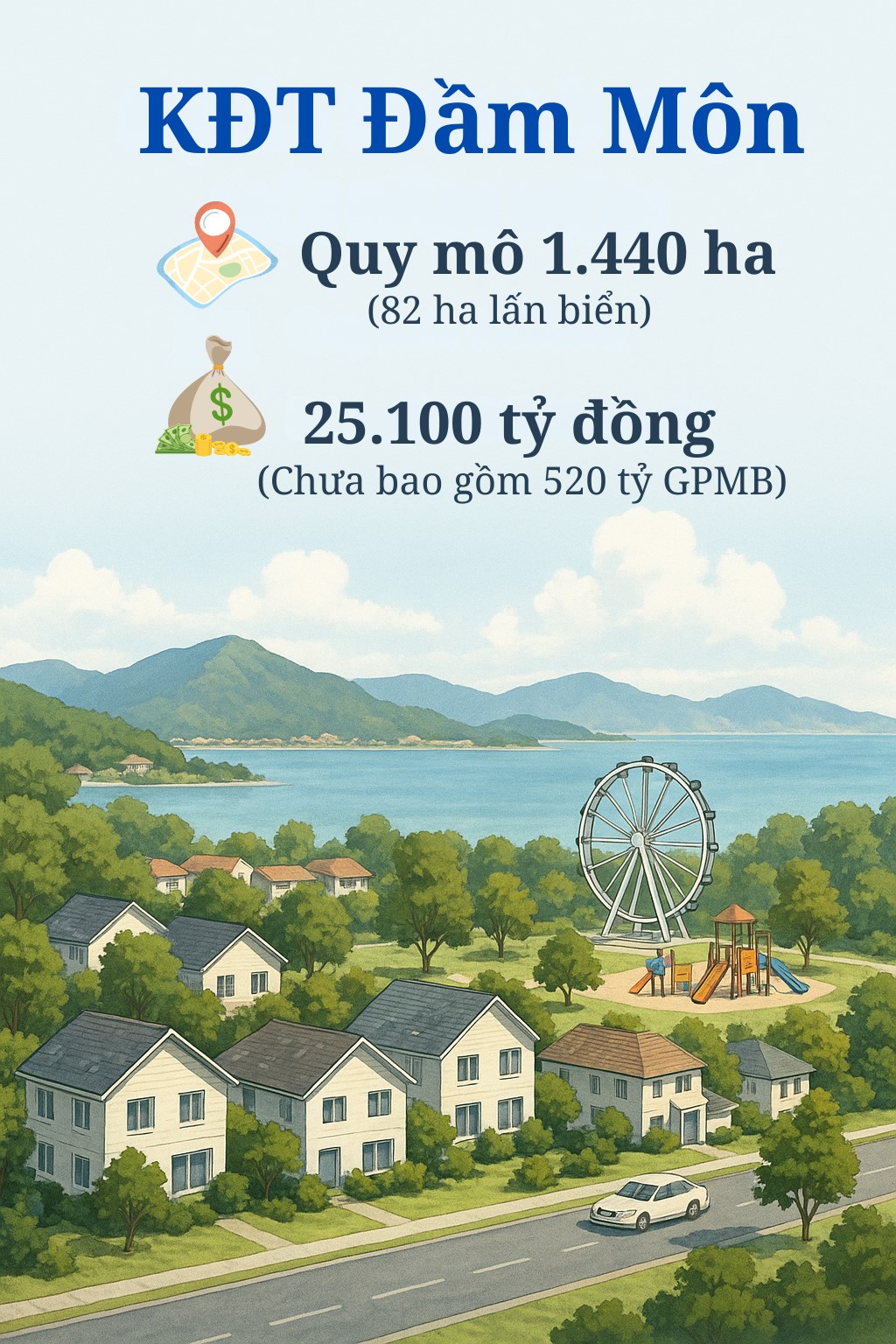 Quá nhanh: Vừa được Thủ tướng phê duyệt, Khánh Hòa đã “chốt” thành công chủ đầu tư 2 đại đô thị lên đến 4.000 ha, trị giá "khủng" 65.000 tỷ đồng - Ảnh 1.