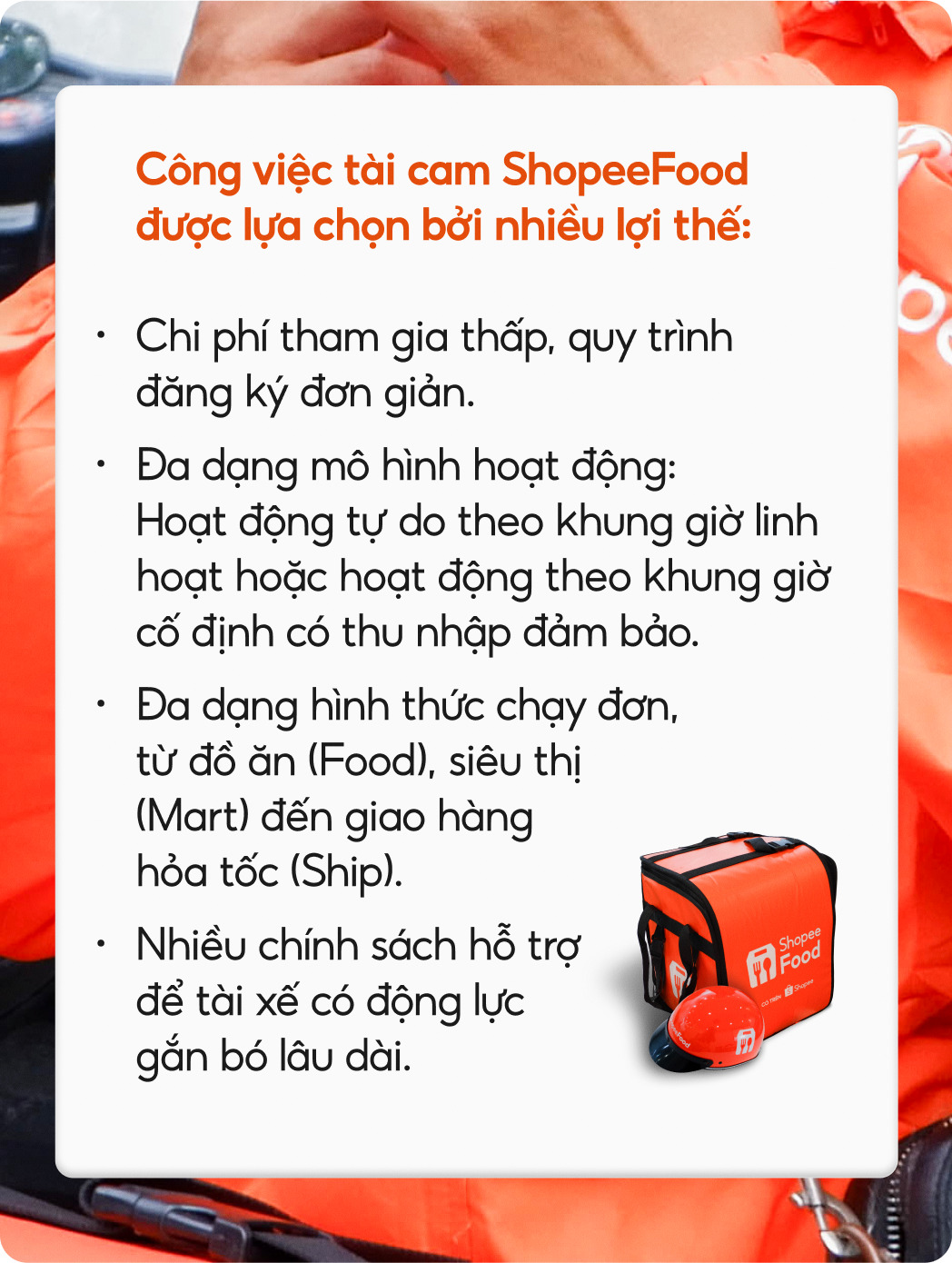 Tài cam ShopeeFood: “Tưởng làm cho vui, ai ngờ gắn bó mấy năm trời” - Ảnh 3. Tài cam ShopeeFood: “Tưởng làm cho vui, ai ngờ gắn bó mấy năm trời” - Ảnh 3.