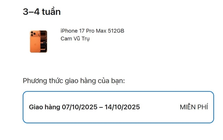 IPhone 17 Pro Max cháy hàng , người mua phải chờ lâu hơn dự kiến - Ảnh 1.