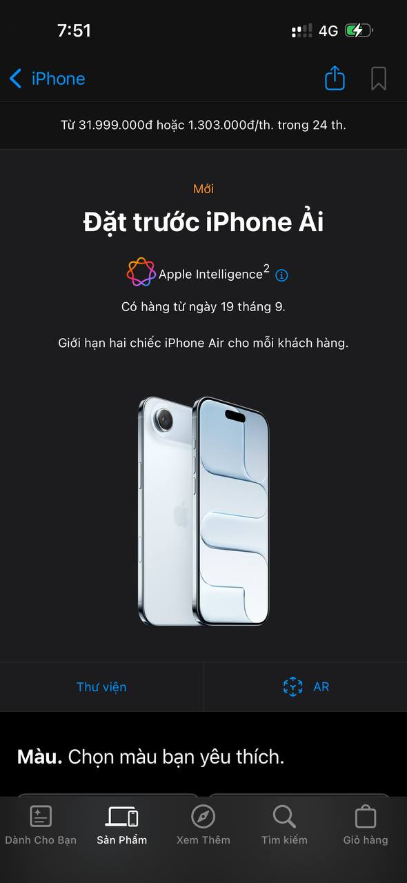 Website Apple Mắc Lỗi Ngớ Ngẩn Trong Ngày Mở Order Iphone Mới Tại Việt Nam - Ảnh 2. Website Apple Mắc Lỗi Ngớ Ngẩn Trong Ngày Mở Order Iphone Mới Tại Việt Nam - Ảnh 2.