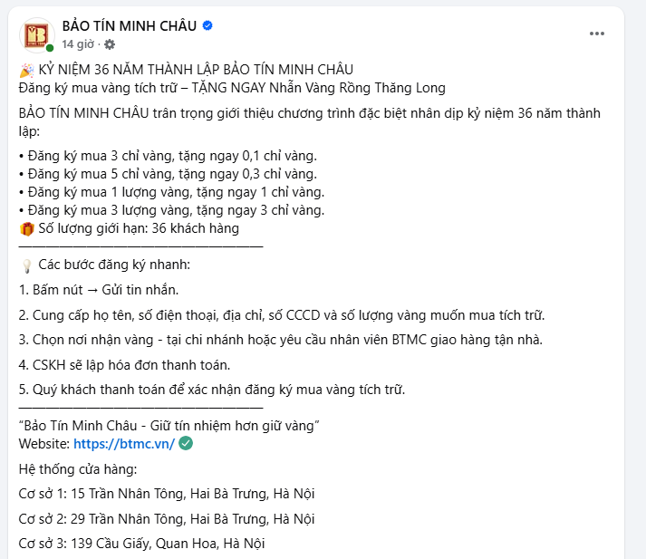 Mua 3 lượng vàng nhẫn tặng 3 chỉ vàng nhẫn: Một nhà vàng lớn phát cảnh báo! - Ảnh 1.