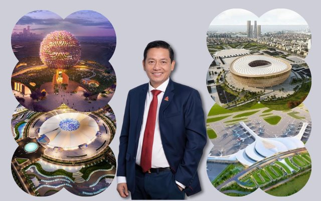Từ mái vòm thép lớn nhất hành tinh, sân vận động World Cup đến bảo tàng 700 triệu USD, Chủ tịch Đại Dũng nói: Muốn thay đổi thế giới, hãy thay đổi từ bên trong bạn - Ảnh 1.