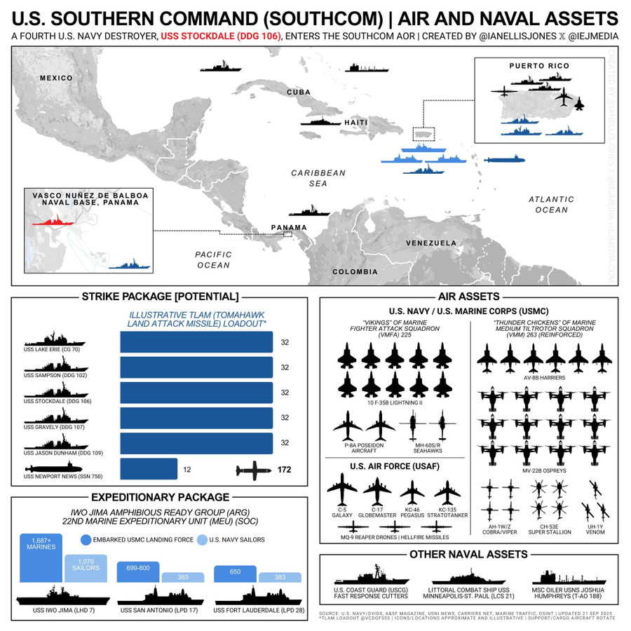 Diễn biến n&oacute;ng khi Mỹ triển khai t&agrave;u t&aacute;c chiến đặc biệt b&iacute; mật gần Venezuela- Ảnh 3.