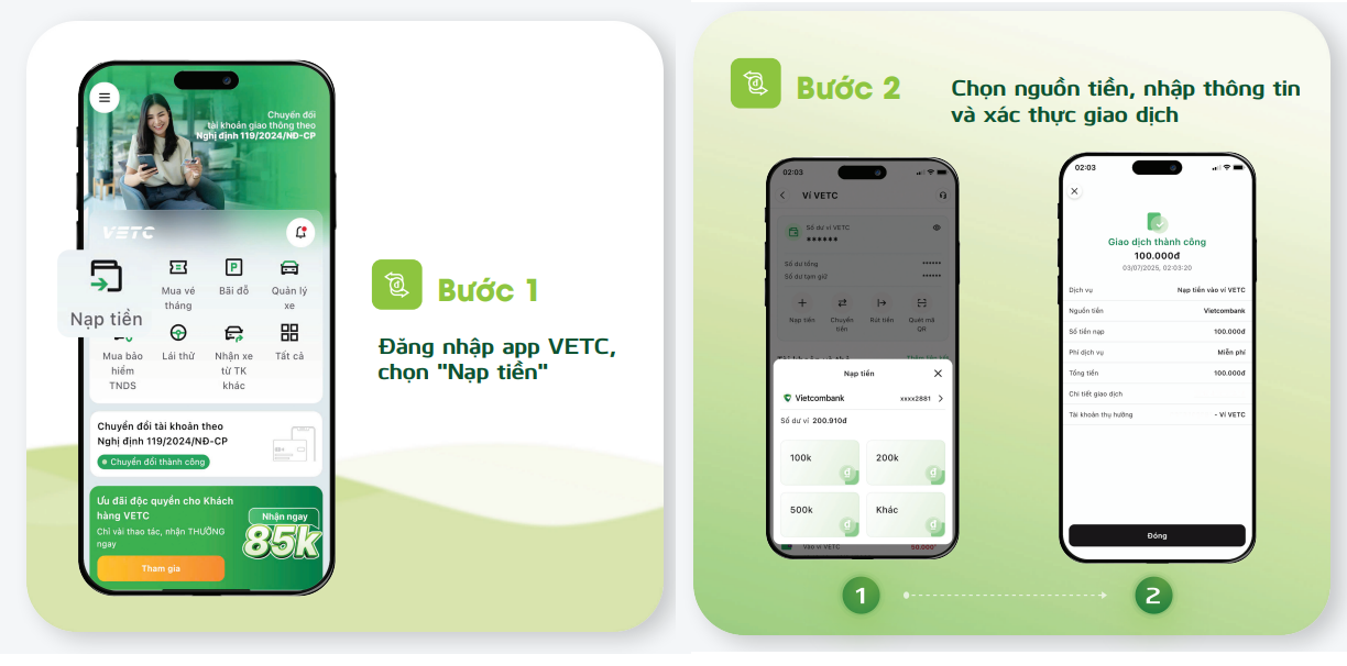 Cách liên kết tài khoản Vietcombank, VietinBank, Agribank, BIDV,... với VETC- Ảnh 2.