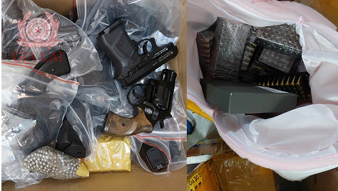 Khám xét phòng trọ, bắt giữ Trần Huy Thắng, thu giữ hàng loạt vũ khí nóng- Ảnh 2. Khám xét phòng trọ, bắt giữ Trần Huy Thắng, thu giữ hàng loạt vũ khí nóng- Ảnh 2.