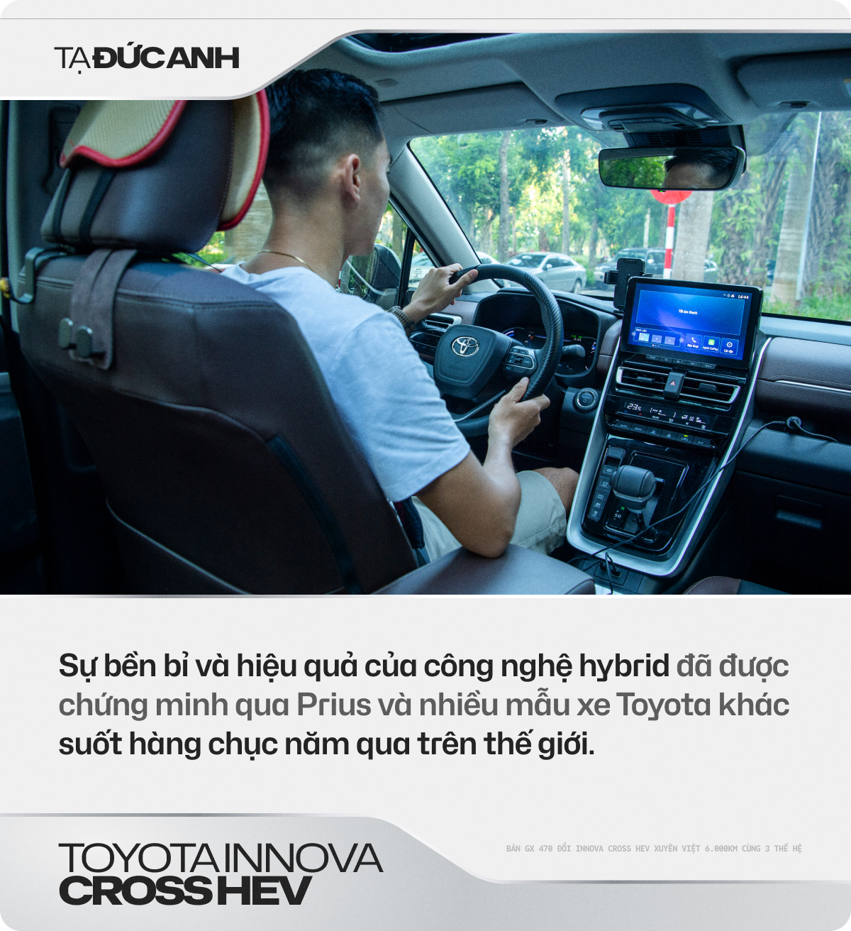 Bán GX 470 đổi Innova Cross HEV xuyên Việt 6.000km cùng 3 thế hệ, người dùng chia sẻ: ‘Bố 82 tuổi, mẹ đau chân vẫn ngồi thoải mái’- Ảnh 10.