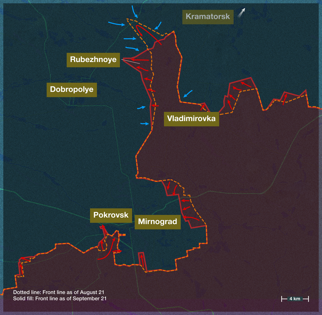 Ukraine bị k&eacute;o căng qu&aacute; mức: Nga đang x&eacute; toạc ph&ograve;ng tuyến của Kiev- Ảnh 4.