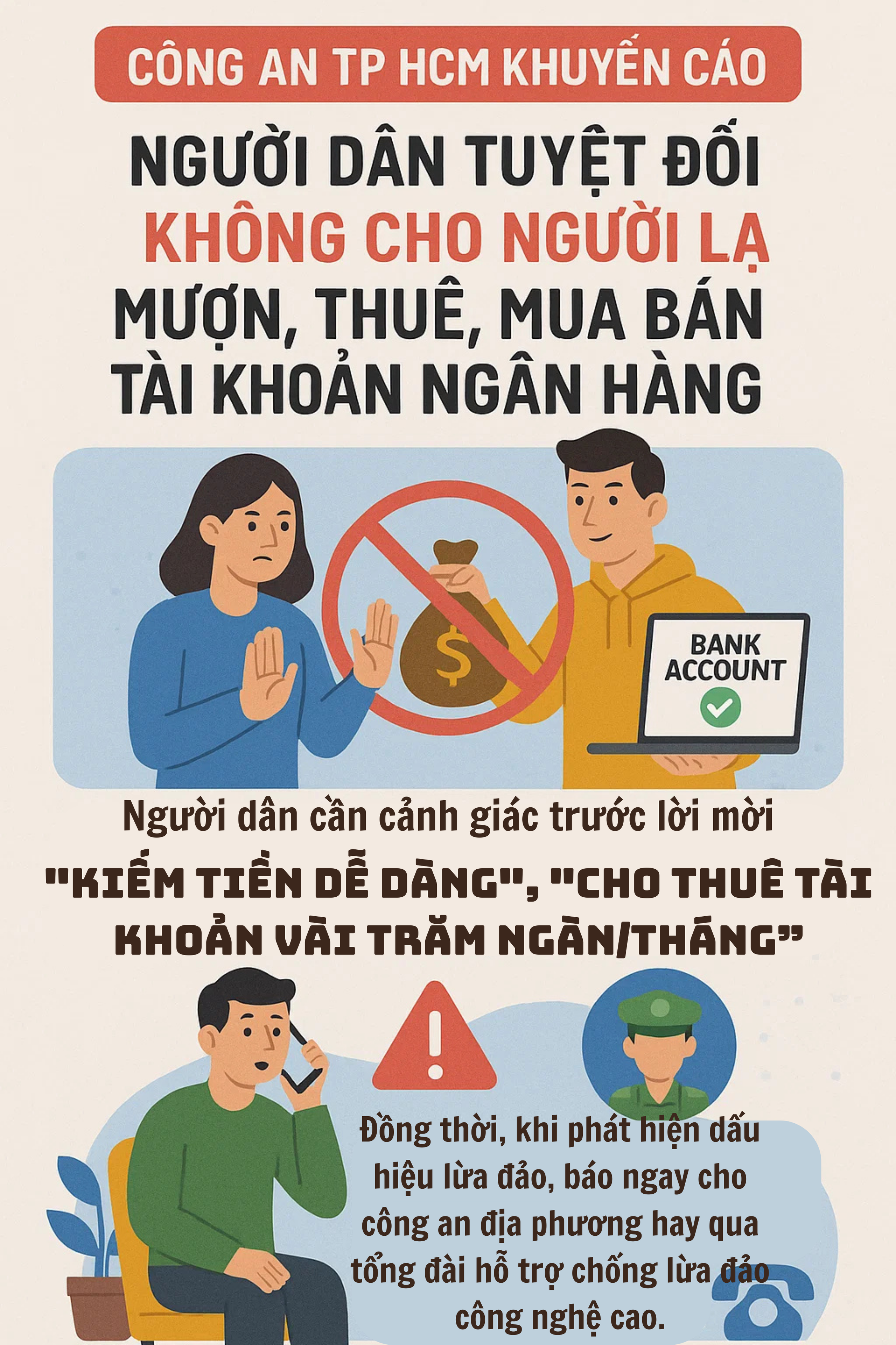 Công an phát cảnh báo khẩn liên quan đến tài khoản ngân hàng của tất cả người dân- Ảnh 2.