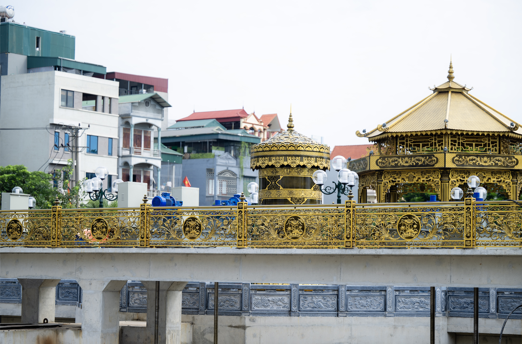 Cận cảnh đập d&acirc;ng đầu ti&ecirc;n mang nguồn nước bổ cập mới cho s&ocirc;ng T&ocirc; Lịch "hồi sinh"- Ảnh 3.