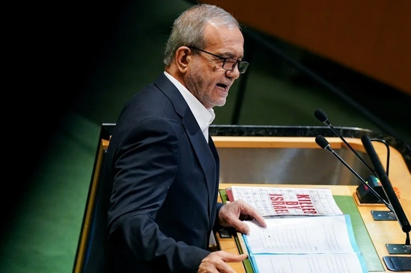 Ph&aacute;t biểu tại Li&ecirc;n Hợp Quốc, Tổng thống Iran tuy&ecirc;n bố 'Tehran kh&ocirc;ng c&oacute; &yacute; định chế tạo bom hạt nh&acirc;n'