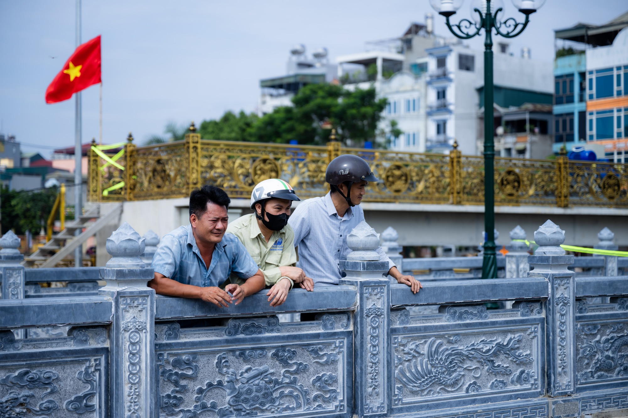 Cận cảnh đập d&acirc;ng đầu ti&ecirc;n mang nguồn nước bổ cập mới cho s&ocirc;ng T&ocirc; Lịch "hồi sinh"- Ảnh 18.