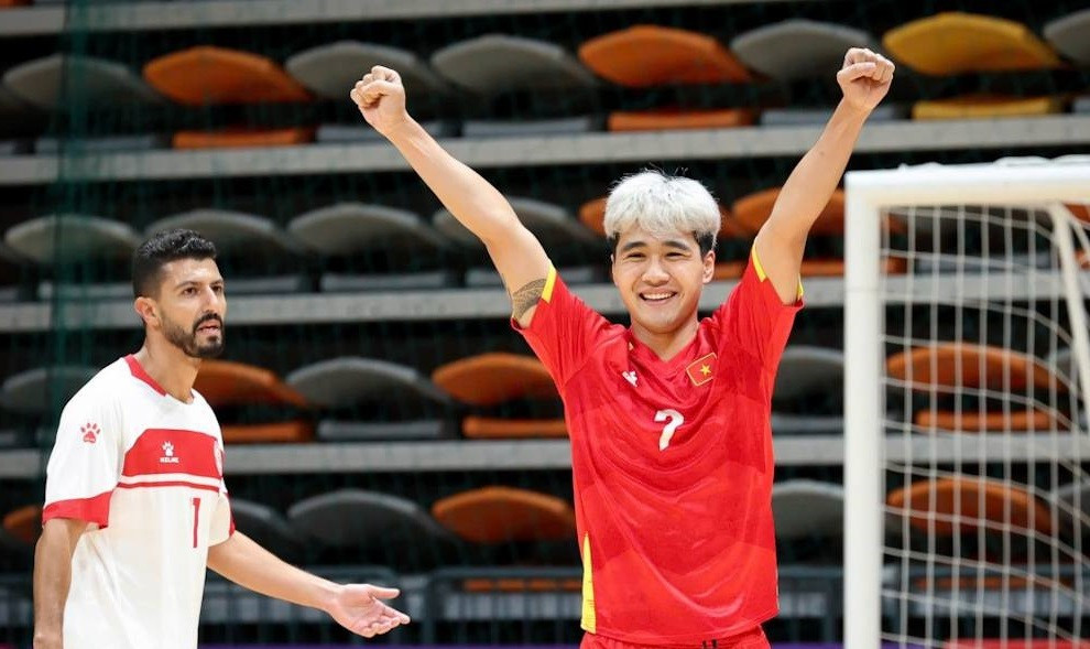 Việt Nam vượt Thái Lan, trở thành đội tuyển futsal Đông Nam Á đạt thành tích tốt nhất vòng loại châu Á- Ảnh 1.