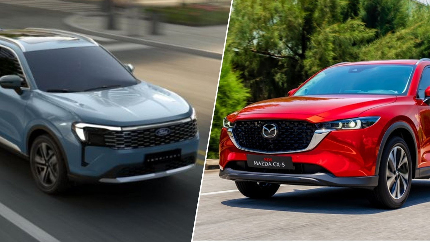 Trước khi ra bản mới 2025, Ford Territory từng có thời điểm bán tốt hơn cả Mazda CX-5 trong một tháng.