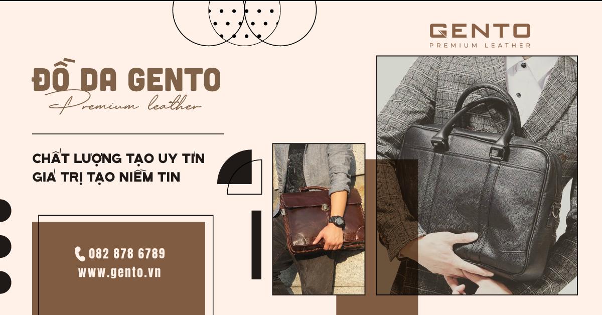 Đồ da Gento: Chất lượng tạo uy tín, giá trị tạo niềm tin- Ảnh 1.