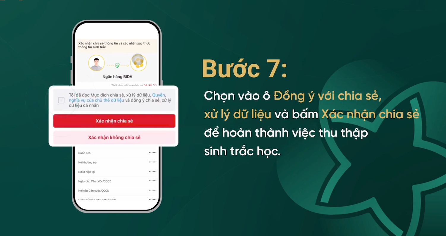 Cách Xác Thực Sinh Trắc Học Ngân Hàng Bằng Ứng Dụng Vneid Mới Nhất- Ảnh 7. Cách Xác Thực Sinh Trắc Học Ngân Hàng Bằng Ứng Dụng Vneid Mới Nhất- Ảnh 7.