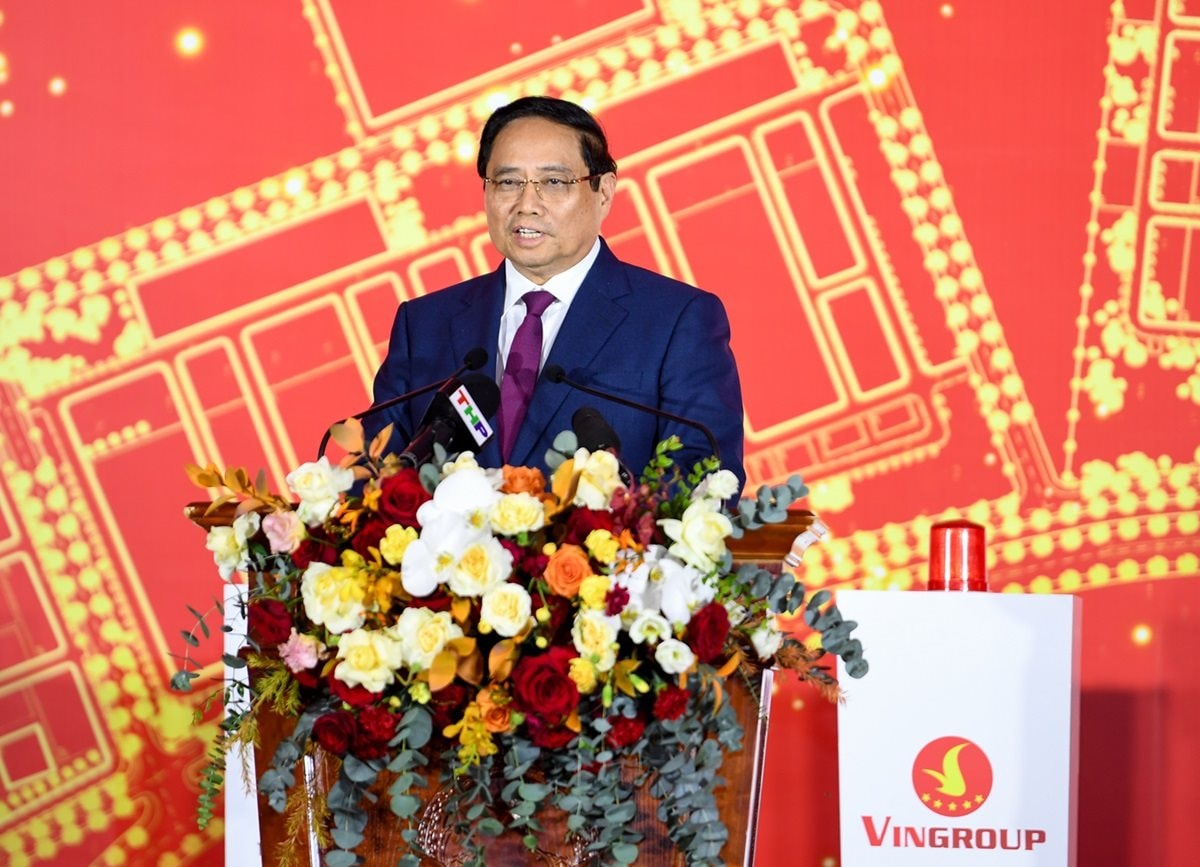 Thủ tướng dự lễ khởi công 2 dự án có tổng vốn 182.000 tỷ đồng, thuộc top đầu thế giới của Vingroup- Ảnh 1.